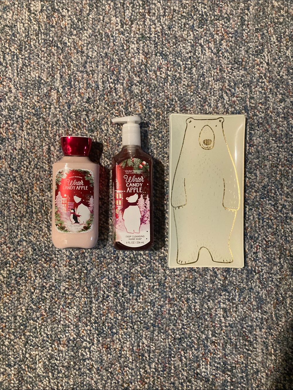 Bath & Body Works Winter Candy Apple Bundle